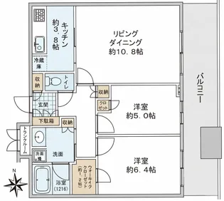 東京タイムズタワー【31階】の間取り