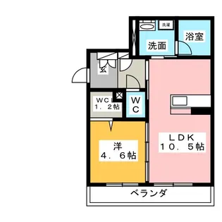 グランドシャーメゾン松坂【3階】の間取り