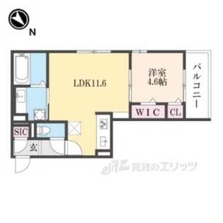 アイル東近江【3階】の間取り