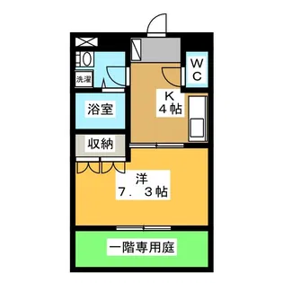 フルールYRII【1階】の間取り