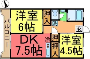 メゾン新小岩【3階】の間取り