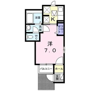 Collina SyuSyu【1階】の間取り
