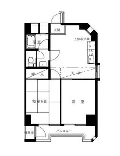 サンパレス辻野【4階】の間取り