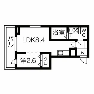 セレスト泉中央I【2階】の間取り