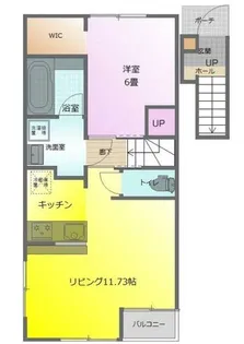 グランツリー連取 南棟【2階】の間取り