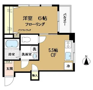 笹塚マンション【7階】の間取り