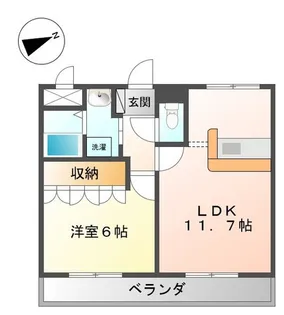グランデ・フィアスケッタ【2階】の間取り