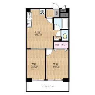 吾妻橋ハイツ【4階】の間取り