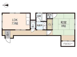 加治ビル【4階】の間取り