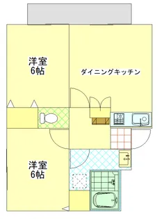 みらいコーポ【1階】の間取り