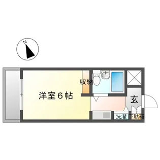 ホーユウコンフォルト新川崎【4階】の間取り