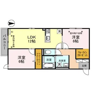 コンフォール三池【3階】の間取り