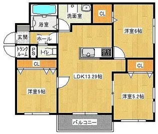 TKR【2階】の間取り