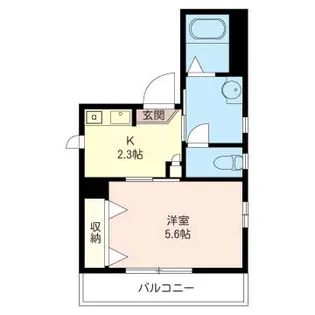 ベルウッド【1階】の間取り