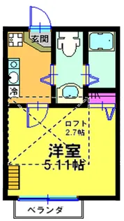 ウィステニア弘明寺【2階】の間取り
