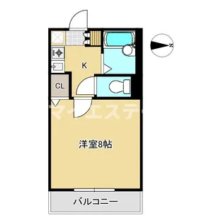 ロイヤルマンションII【3階】の間取り