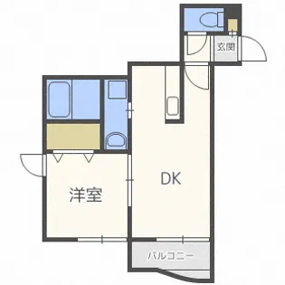 ミレニアムノース【3階】の間取り