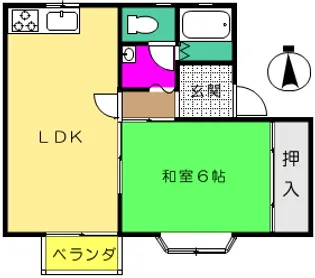 シティヒルズ【2階】の間取り