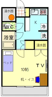 リバーサイド山陽2号館【3階】の間取り