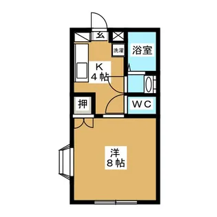 フローレンス県【1階】の間取り