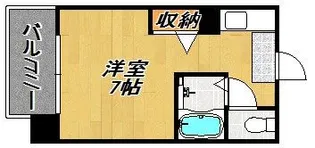 プレシャス薬院【3階】の間取り