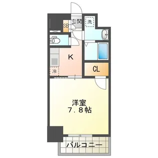 S‐RESIDENCE四日市安島aloggio【9階】の間取り