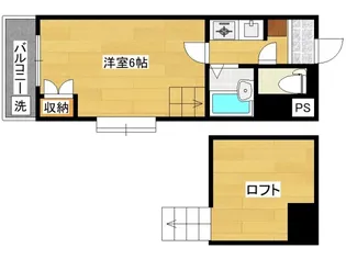 リファレンス小倉北【7階】の間取り