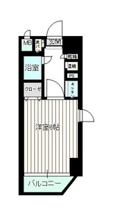 グランピアマンション鍋島【4階】の間取り