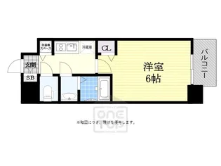 プレサンス難波セレクト【8階】の間取り