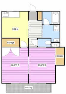 コーポキクII【2階】の間取り