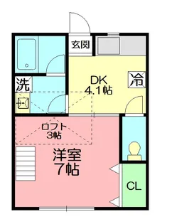 コンフォート辰己【2階】の間取り