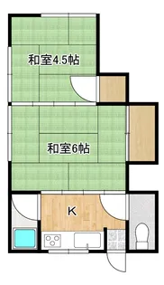 ゆみーる木更津三番館【2階】の間取り