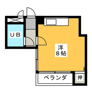ベルビラ那古野【4階】の間取り