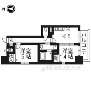 ベラジオ烏丸御池【3階】の間取り