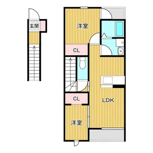 アイメゾンライブ【1階】の間取り
