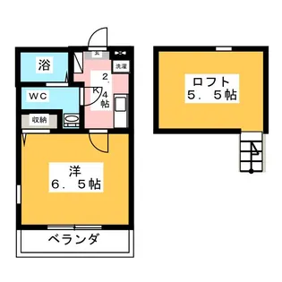 プライムネクスト川崎殿町【2階】の間取り