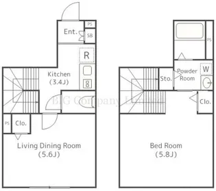 1LDKの間取り画像