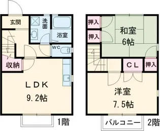 フローレスの間取り