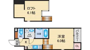 Ellery Moriyama【1階】の間取り