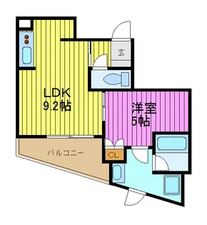 KDX川口幸町レジデンス【6階】の間取り