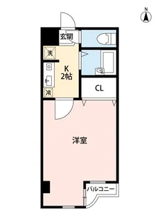 ロイヤルパレス神明町【5階】の間取り