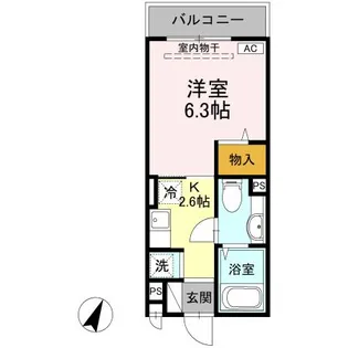 ゴールドヒルズ【2階】の間取り