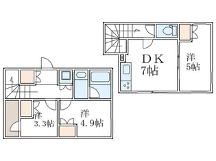 PASEO都立大学 Northの間取り