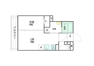 コモンリード華孝【3階】の間取り