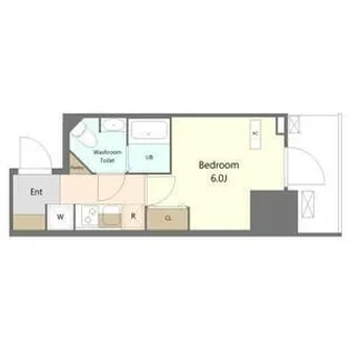 Alivis船橋East.West【12階】の間取り