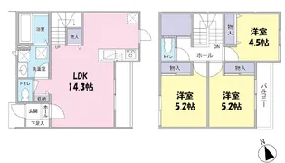 Belle Leadユリダイの間取り