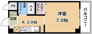 エランビタール【1階】の間取り