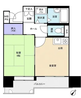 ライオンズマンション北目町第二【5階】の間取り