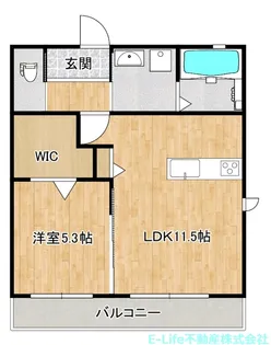 SHELL Leben八反田【2階】の間取り