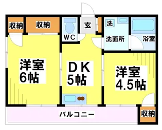 東京都府中市白糸台2【マンション】の間取り